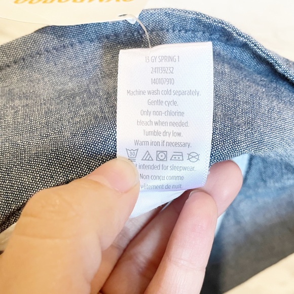 NWT Gymboree Denim Bucket Hat with Pink Flowers and Bow Size 0-12 months - Picture 6 of 7